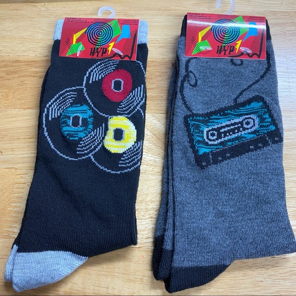 HYPNYC Accessories - Socks, Bundle BNWT Music Vibes